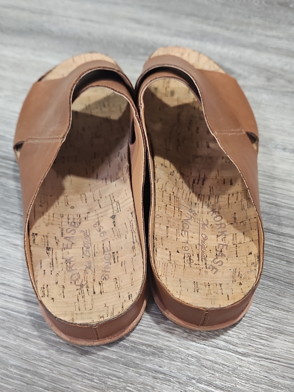 Kork-Ease Tutsi Cross Band Brown Iconic Comfort Fresh Twist Sandal Size 9 - Picture 4 of 6